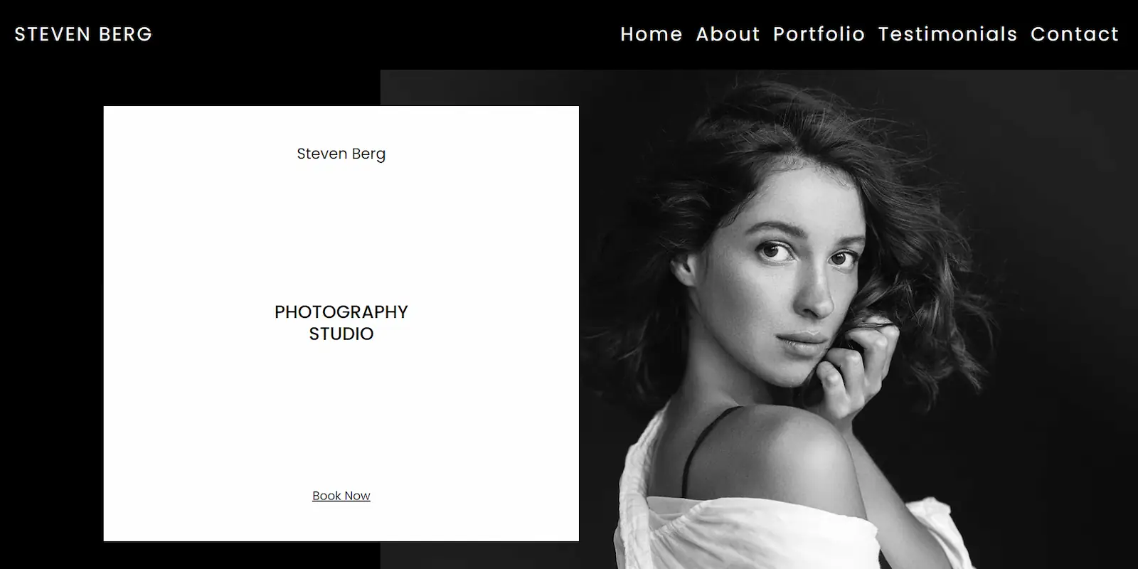 Photographer Website Slide 1