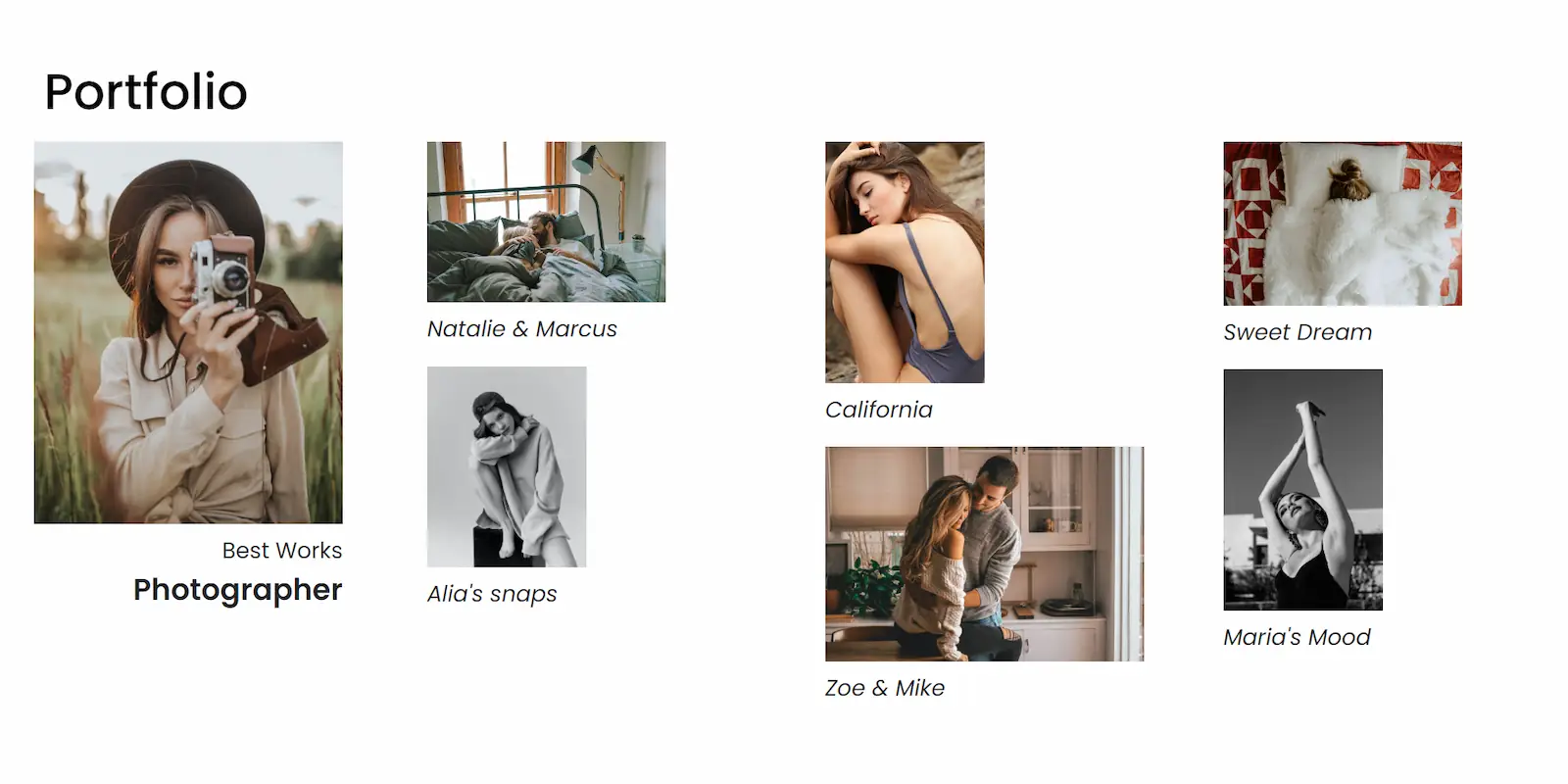 Photographer Website Slide 4